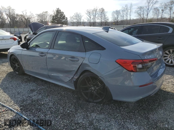 2024 Honda Civic Sedan Sport with VIN 2HGFE2F54RH583936, listed as a Copart auction lot 49465375 with 25,298 mi miles and Salvage Title. Bid and sale history available at carsss.com. Image 2.
