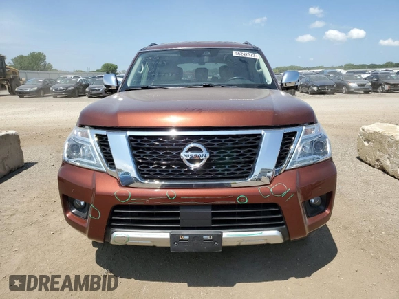 2018 Nissan Armada SV with VIN JN8AY2NC8J9553461, listed as a Copart auction lot 56242323 with 105,819 mi miles. Bid and sale history available at carsss.com. Image 5.