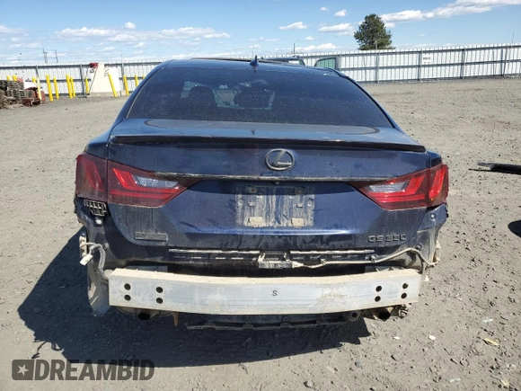 2015 Lexus GS 350 with VIN JTHCE1BL6FA006009, listed as a Copart auction lot 53400735 with 65,385 mi miles and Salvage Title. Bid and sale history available at carsss.com. Image 6.