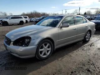 2002 Infiniti Q45 z VIN JNKBF01A72M005141, wystawiony jako Copart lot #85148284 z przebiegiem 199 217 mil mil oraz Szkody całkowita. Historia ofert i sprzedaży dostępna na DreamBid. Obrazek 1.