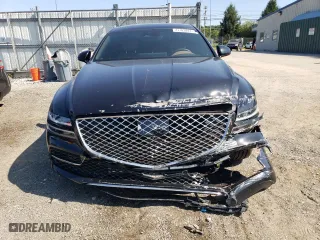 2022 Genesis G80 2.5T with VIN KMTGB4SC3NU092455, listed as a Copart auction lot 71103044 with 6,774 mi miles and Salvage Title. Bid and sale history available at carsss.com. Image 5.