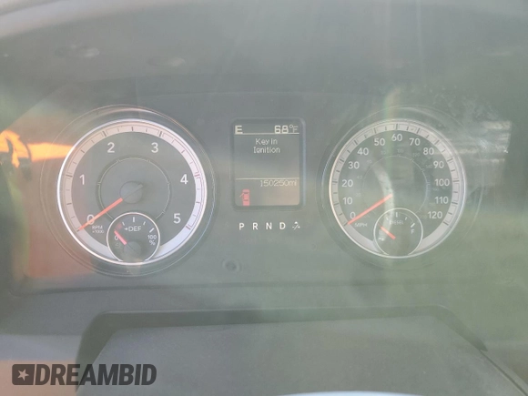 2018 Ram 5500 Tradesman with VIN 3C7WRNFL2JG371658, listed as a Copart auction lot 52543245 with 150,250 mi miles and Salvage title. Bid and sale history available at DreamBid. Image 9.