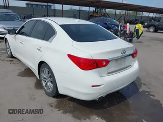2017 Infiniti Q50 Premium with VIN JN1EV7APXHM741615, listed as a IAAI auction lot 41876088 with 84,774 mi miles and . Bid and sale history available at carsss.com. Image 3.