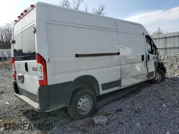 2017 Ram ProMaster Cargo with VIN 3C6TRVDG3HE525443, listed as a Copart auction lot 50401815 with 106,958 mi miles and Salvage Title. Bid and sale history available at carsss.com. Image 3.
