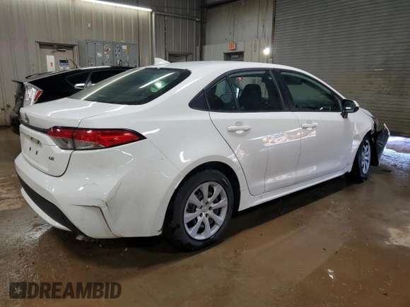 2022 Toyota Corolla LE with VIN 5YFEPMAE2NP298812, listed as a Copart auction lot 52388785 with 85,621 mi miles and Salvage Title. Bid and sale history available at carsss.com. Image 3.