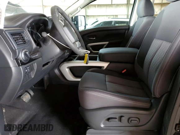 2024 Nissan Titan SV with VIN 1N6AA1FB4RN118307, listed as a Copart auction lot 51018655 with 445 mi miles and Salvage title. Bid and sale history available at DreamBid. Image 7.