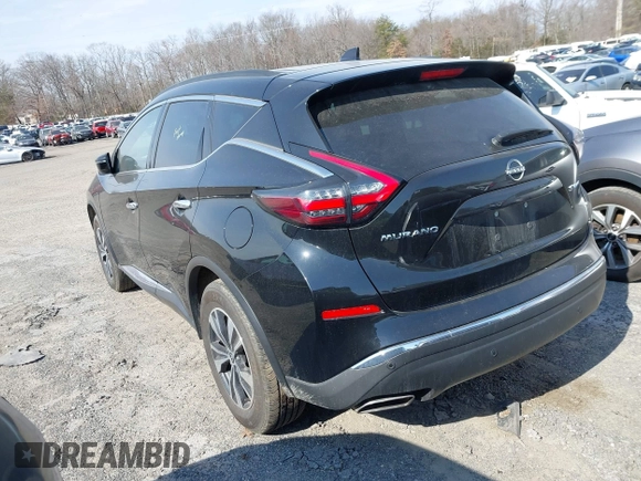 2023 Nissan Murano SV z VIN 5N1AZ2BS0PC132250, wystawiony jako IAAI lot #41681155 z przebiegiem 45 067 mil mil oraz . Historia ofert i sprzedaży dostępna na DreamBid. Obrazek 3.