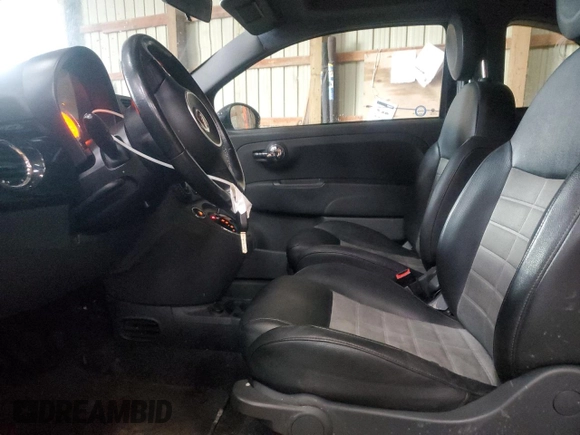 2012 FIAT 500 Sport with VIN 3C3CFFBR7CT105575, listed as a Copart auction lot 61782495 with 126,033 mi miles and Clean title. Bid and sale history available at DreamBid. Image 7.