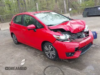 2015 Honda Fit EX-L with VIN 3HGGK5H81FM756461, listed as a IAAI auction lot 42080190 with 35,711 mi miles and . Bid and sale history available at DreamBid. Image 1.