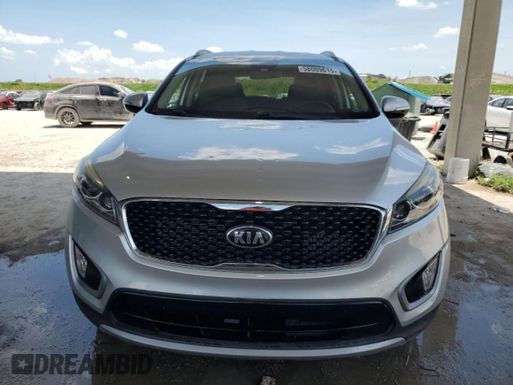 2017 Kia Sorento EX with VIN 5XYPH4A10HG257462, listed as a Copart auction lot 58009615 with 36,449 mi miles and Salvage title. Bid and sale history available at DreamBid. Image 5.