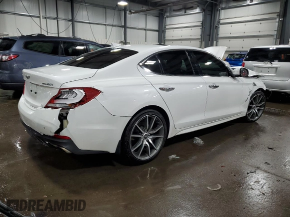 2020 Genesis G70 2.0T с VIN KMTG44LA6LU055517, выставлен на аукционе Copart как лот 44498445 с пробегом 76 816 миль миль и Списание • Salvage title. История ставок и продаж доступна на DreamBid. Изображение 3.