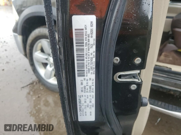 2013 Ram 1500 Outdoorsman with VIN 1C6RR7LT3DS705565, listed as a Copart auction lot 50050625 with 204,946 mi miles and Salvage Title. Bid and sale history available at carsss.com. Image 12.