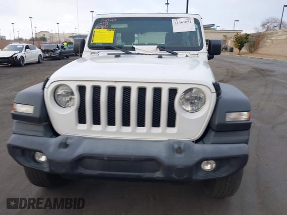 2022 Jeep Wrangler Unlimited Sport with VIN 1C4HJXDNXNW253510, listed as a IAAI auction lot 41461051 with 32,571 mi miles and . Bid and sale history available at DreamBid. Image 13.