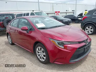 2025 Toyota Corolla LE with VIN 5YFB4MDE6SP256565, listed as a IAAI auction lot 42131314 with 4,091 mi miles. Bid and sale history available at carsss.com. Image 1.