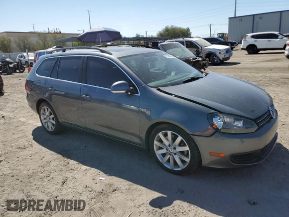 2014 Volkswagen Jetta SportWagen TDI w/Sunroof with VIN 3VWPL7AJ2EM627743, listed as a Copart auction lot 73149124 with 94,868 mi miles and Salvage Title. Bid and sale history available at carsss.com. Image 4.