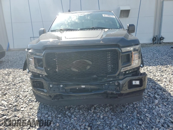 2020 Ford F-150 XL with VIN 1FTEW1E41LFB76143, listed as a Copart auction lot 61138875 with 48,406 mi miles and Salvage title. Bid and sale history available at DreamBid. Image 5.