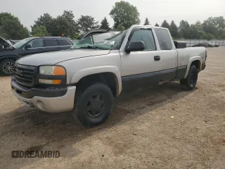 2004 GMC Sierra 1500 SLE with VIN 2GTEK19T341338148, listed as a Copart auction lot 58336345 with Not provided miles and Non repairable. Bid and sale history available at DreamBid. Image 1.