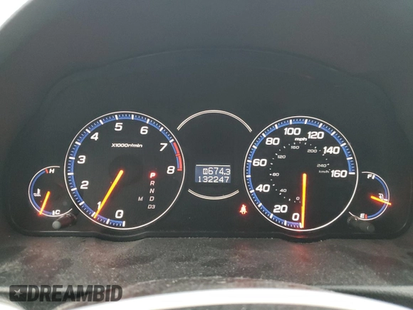 2008 Acura TSX Nav with VIN JH4CL96978C011522, listed as a Copart auction lot 41993015 with 132,247 mi miles and Clean Title. Bid and sale history available at carsss.com. Image 9.
