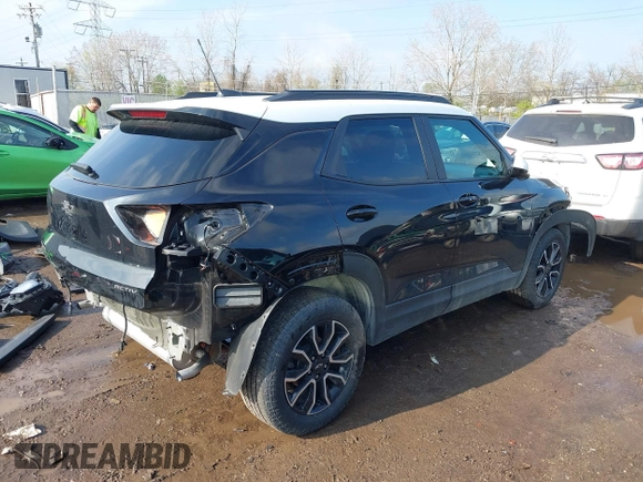 2024 Chevrolet TrailBlazer ACTIV with VIN KL79MSSL1RB162846, listed as a IAAI auction lot 41985892 with 12,848 mi miles and . Bid and sale history available at DreamBid. Image 4.