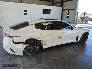 2023 Kia Stinger GT-Line with VIN KNAE35LD7P6135618, listed as a Copart auction lot 81674564 with NaN miles and Clean Title. Bid and sale history available at carsss.com. Image 3.