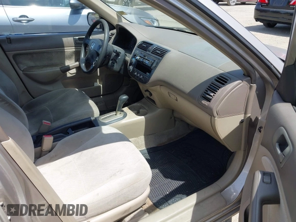 2001 Honda Civic LX z VIN 2HGES16531H592825, wystawiony jako IAAI lot #42487771 z przebiegiem 133 011 mil mil oraz . Historia ofert i sprzedaży dostępna na DreamBid. Obrazek 5.
