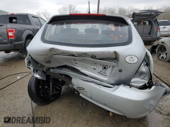 2007 Hyundai Accent GS with VIN KMHCM36C17U041160, listed as a Copart auction lot 45199895 with 225,096 mi miles and Non Repairable. Bid and sale history available at carsss.com. Image 6.