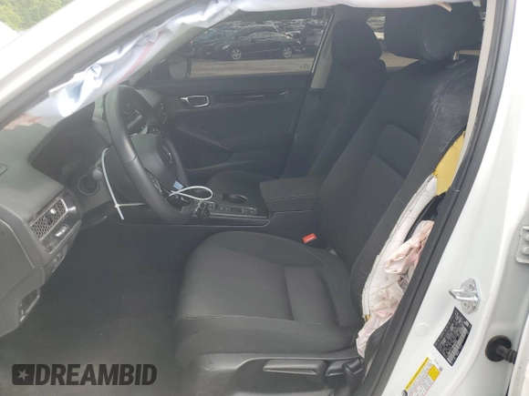 2022 Honda Civic EX with VIN JHMFE1F79NX003885, listed as a Copart auction lot 61275005 with 40,855 mi miles and Salvage title. Bid and sale history available at DreamBid. Image 7.