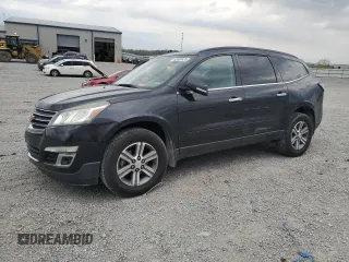 2015 Chevrolet Traverse LT z VIN 1GNKRHKD4FJ287947, wystawiony jako Copart lot #53030425 z przebiegiem 201 392 mil mil oraz Szkoda całkowita • Salvage title. Historia ofert i sprzedaży dostępna na DreamBid. Obrazek 1.