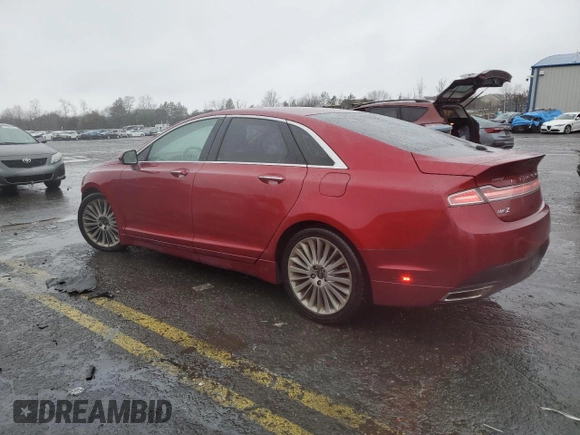 2014 Lincoln MKZ with VIN 3LN6L2GK4ER800100, listed as a Copart auction lot 81891094 with 95,806 mi miles and Salvage Title. Bid and sale history available at carsss.com. Image 2.