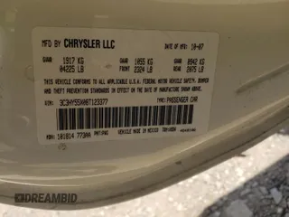 2008 Chrysler PT Cruiser with VIN 3C3HY55X08T123377, listed as a Copart auction lot 68232804 with 58,175 mi miles and Salvage Title. Bid and sale history available at DreamBid. Image 12.