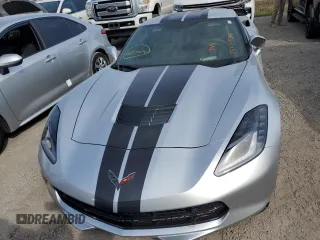 2017 Chevrolet Corvette Z51 2LT with VIN 1G1YK2D75H5117693, listed as a Copart auction lot 75127544 with 0 mi miles and Salvage Title. Bid and sale history available at carsss.com. Image 11.