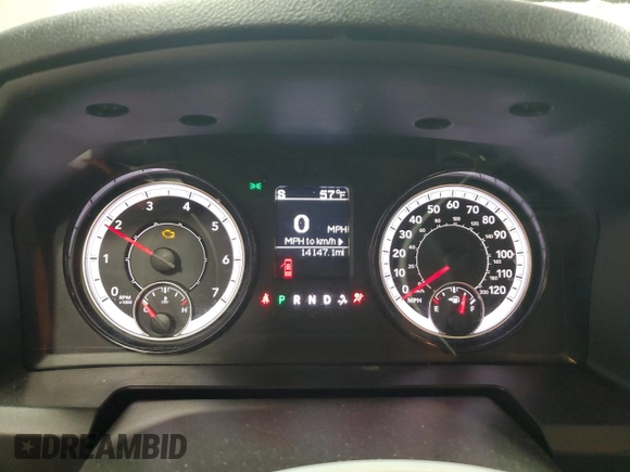 2024 Ram 1500 SLT z VIN 1C6RR7GG3RS156700, wystawiony jako Copart lot #53304145 z przebiegiem 14 147 mil mil oraz Szkoda całkowita • Salvage title. Historia ofert i sprzedaży dostępna na DreamBid. Obrazek 9.