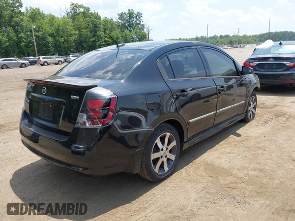 2012 Nissan Sentra SL with VIN 3N1AB6AP0CL734810, listed as a IAAI auction lot 42600198 with 147,167 mi miles and . Bid and sale history available at DreamBid. Image 4.