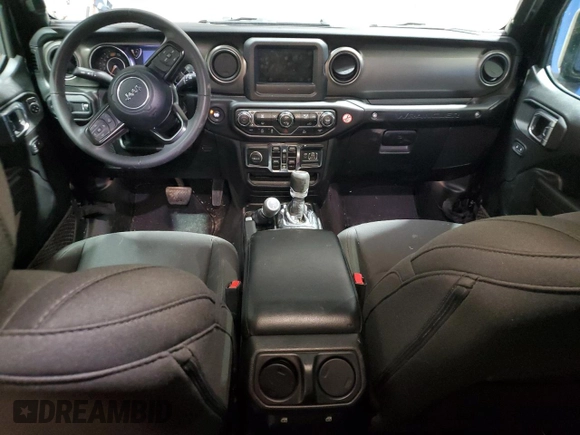 2023 Jeep Wrangler Sport S with VIN 1C4HJXDN6PW702300, listed as a Copart auction lot 48581595 with 41,857 mi miles and Clean Title. Bid and sale history available at DreamBid. Image 8.
