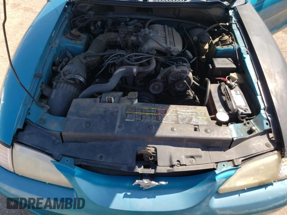 1994 Ford Mustang with VIN 1FALP4045RF130357, listed as a Copart auction lot 70832464 with 112,148 mi miles and Salvage Title. Bid and sale history available at carsss.com. Image 11.