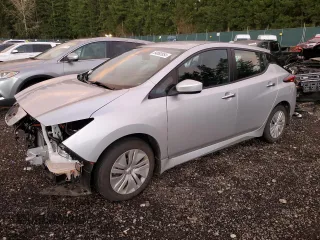 2022 Nissan LEAF S with VIN 1N4AZ1BV1NC560291, listed as a Copart auction lot 84892854 with 25,484 mi miles and Salvage Title. Bid and sale history available at DreamBid. Image 1.
