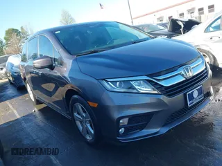 2019 Honda Odyssey EX-L with VIN 5FNRL6H70KB079516, listed as a IAAI auction lot 41857013 with 248,457 mi miles. Bid and sale history available at carsss.com. Image 1.
