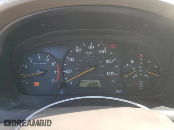 2000 Honda Accord LX z VIN 1HGCG1643YA089899, wystawiony jako Copart lot #54937555 z przebiegiem 196 596 mil mil oraz Szkoda całkowita • Salvage title. Historia ofert i sprzedaży dostępna na DreamBid. Obrazek 9.