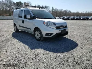 2021 Ram ProMaster City Cargo Van Tradesman SLT with VIN ZFBHRFBB2M6V31846, listed as a Copart auction lot 48958555 with 17,221 mi miles and Salvage Title. Bid and sale history available at carsss.com. Image 12.
