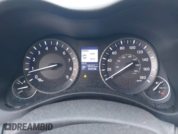 2017 Infiniti Q70 3.7 with VIN JN1BY1AP8HM741443, listed as a IAAI auction lot 41713079 with 138,423 mi miles and . Bid and sale history available at DreamBid. Image 7.