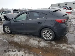 2017 Mazda 3 Touring with VIN JM1BN1L70H1153850, listed as a Copart auction lot 47006105 with Not Provided miles and Salvage Title. Bid and sale history available at carsss.com. Image 2.