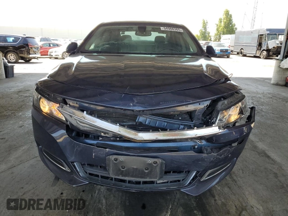 2018 Chevrolet Impala LT with VIN 2G1105S35J9104654, listed as a Copart auction lot 54988365 with 76,104 mi miles and Salvage Title. Bid and sale history available at DreamBid. Image 5.