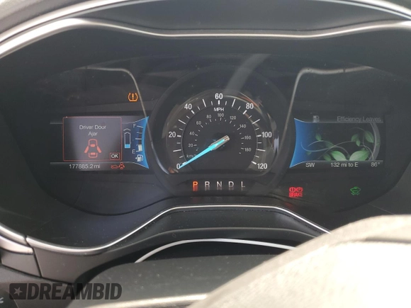 2016 Ford Fusion SE Hybrid with VIN 3FA6P0LU8GR177030, listed as a Copart auction lot 60332805 with 177,885 mi miles and Salvage title. Bid and sale history available at DreamBid. Image 9.