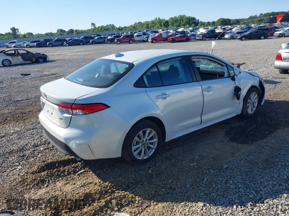 2024 Toyota Corolla LE with VIN 5YFB4MDE2RP152441, listed as a IAAI auction lot 42187904 with 8,599 mi miles and . Bid and sale history available at DreamBid. Image 4.