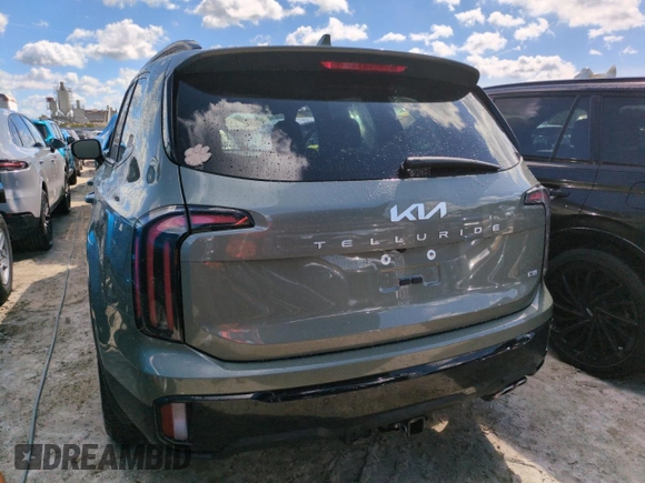 2024 Kia Telluride SX X-Pro z VIN 5XYP5DGC0RG468678, wystawiony jako Copart lot #74752534 z przebiegiem 14 761 mil mil oraz Nie do naprawy • Non repairable. Historia ofert i sprzedaży dostępna na DreamBid. Obrazek 6.