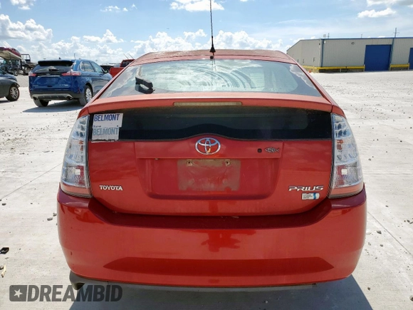 2007 Toyota Prius with VIN JTDKB20U073279587, listed as a Copart auction lot 62498535 with 169,677 mi miles and Clean title. Bid and sale history available at DreamBid. Image 6.