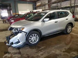 2017 Nissan Rogue S with VIN KNMAT2MV3HP527000, listed as a Copart auction lot 61598115 with 106,194 mi miles and Salvage title. Bid and sale history available at DreamBid. Image 1.