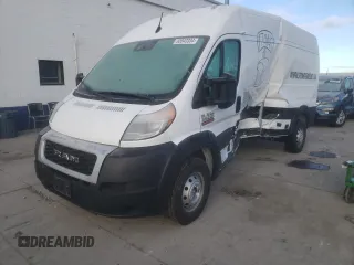 2022 Ram ProMaster Cargo with VIN 3C6MRVHG3NE124498, listed as a Copart auction lot 83543334 with 26,272 mi miles and Salvage Title. Bid and sale history available at DreamBid. Image 1.