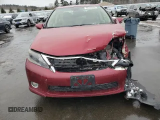 2010 Lexus HS 250h with VIN JTHBB1BA5A2005360, listed as a Copart auction lot 86169494 with Not Provided miles and Salvage Title. Bid and sale history available at DreamBid. Image 5.