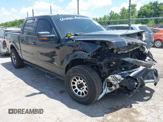 2012 Ford F-150 XL with VIN 1FTFW1EF7CFA28682, listed as a IAAI auction lot 42551216 with 161,080 mi miles and . Bid and sale history available at DreamBid. Image 1.